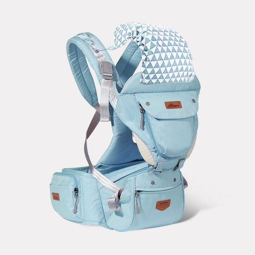 Ergonomic 3-in-1 Baby Carrier with Hipseat - Comfortable Multi-Position Infant Backpack Sling