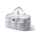 Portable Baby Diaper Caddy Organizer - Large Nursery Storage Basket & Car Tote