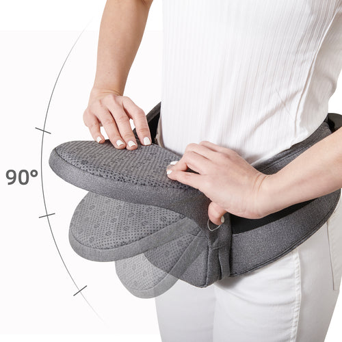 Ergonomic Collapsible Baby Hipseat Carrier - Foldable Waist Stool Organizer for Toddlers