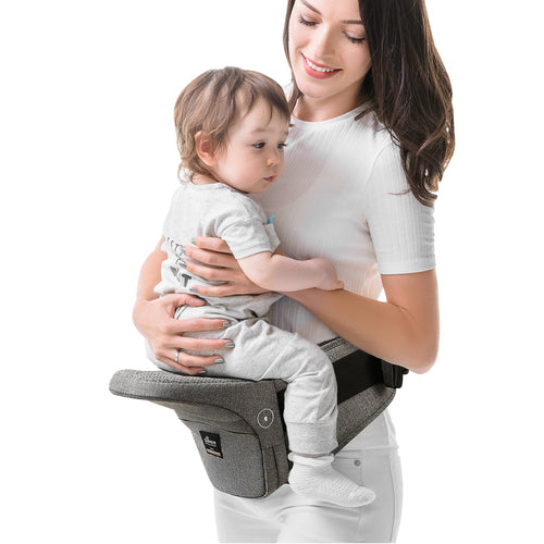 Ergonomic Collapsible Baby Hipseat Carrier - Foldable Waist Stool Organizer for Toddlers