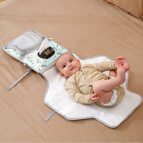 Premium Portable Diaper Changing Pad - Foldable Travel Changing Mat for Newborns