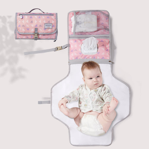 Premium Portable Diaper Changing Pad - Foldable Travel Changing Mat for Newborns