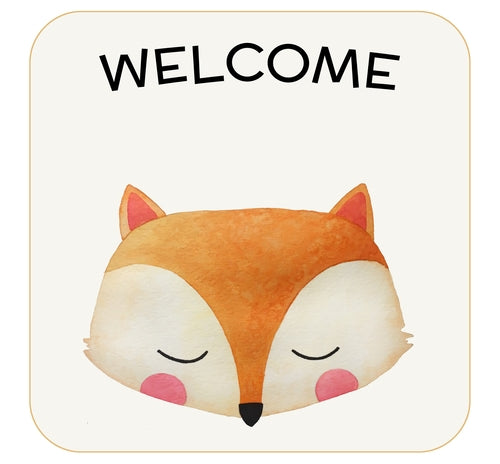 Cute Fox Newborn Swaddle Blanket & Hat Set - Soft Infant Sleep Sack Receiving Blanket