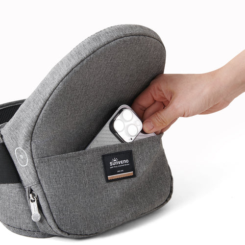 Ergonomic Collapsible Baby Hipseat Carrier - Foldable Waist Stool Organizer for Toddlers